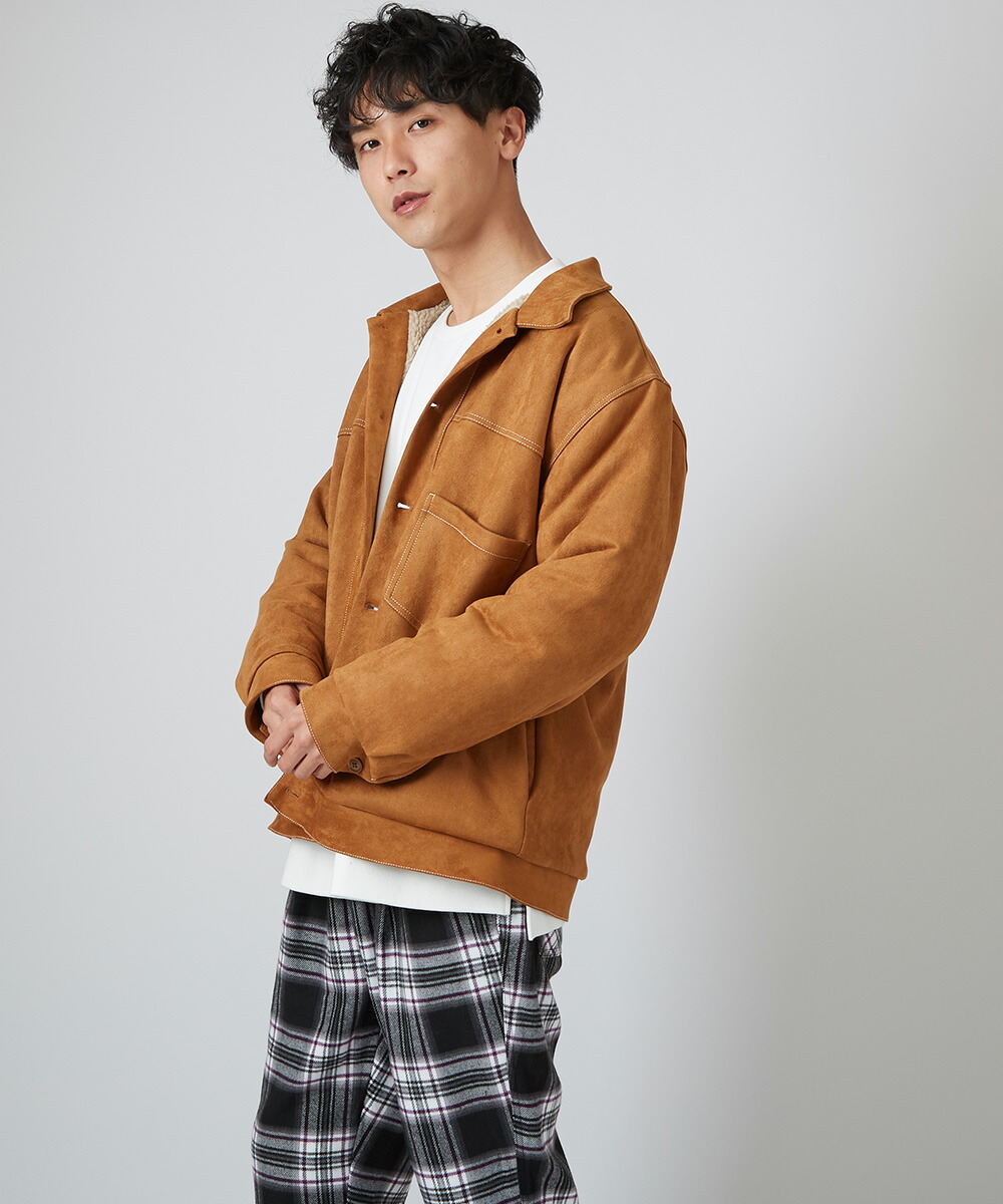 国内配送 楽天市場 スエード ジャケット メンズ レディース スウェード 裏ボア ゆったり 大きいサイズ ビッグシルエット オーバーサイズ ブルゾン カバーオール ジャンパー ジャンバー アメカジ Improves Improves 信頼 Ctcvnhcmc Vn