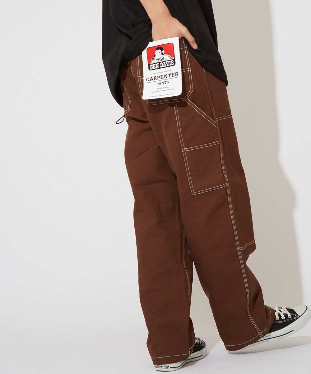 楽天市場 Ben Davis ベンデイビス ペインターパンツ メンズ レディース テーパード ワークパンツ ワイドパンツ バギーパンツ 茶色 青 紺 大きいサイズ ストリート系 ストリートファッション Improves