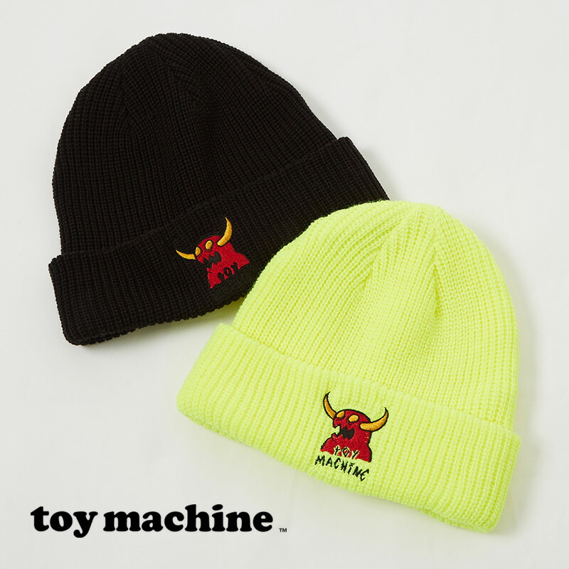 楽天市場 Toy Machine トイマシーン ニットキャップ メンズ レディース 刺繍 ビーニー ニット帽 帽子 黒 ブラック イエロー ブランド ストリート系 ストリートファッション スケーター Gracias楽天市場店