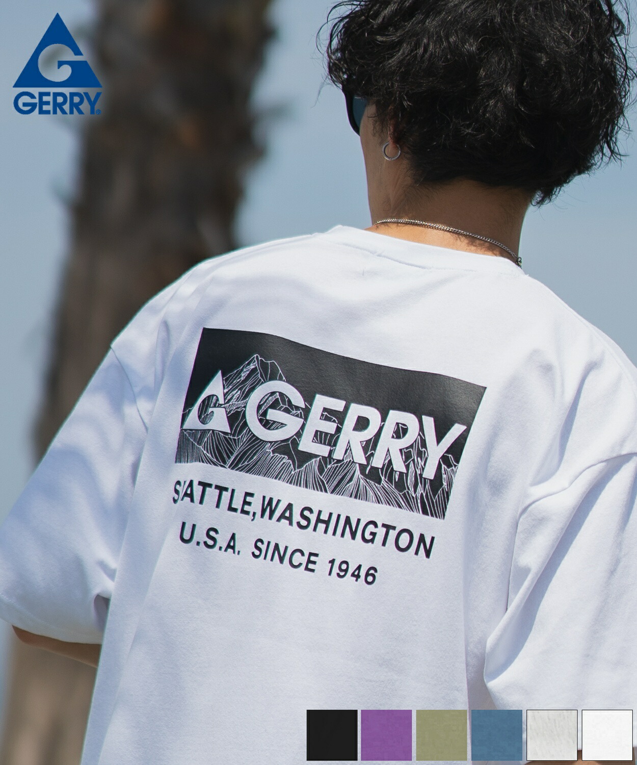 【楽天市場】【SALE / 41%OFF】半袖Tシャツ メンズ レディース GERRY ジェリー 別注プリント カットソー バックプリント