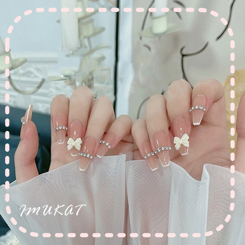 楽天市場】ジェルネイルチップ マグネットクリアフレンチ ホワイト