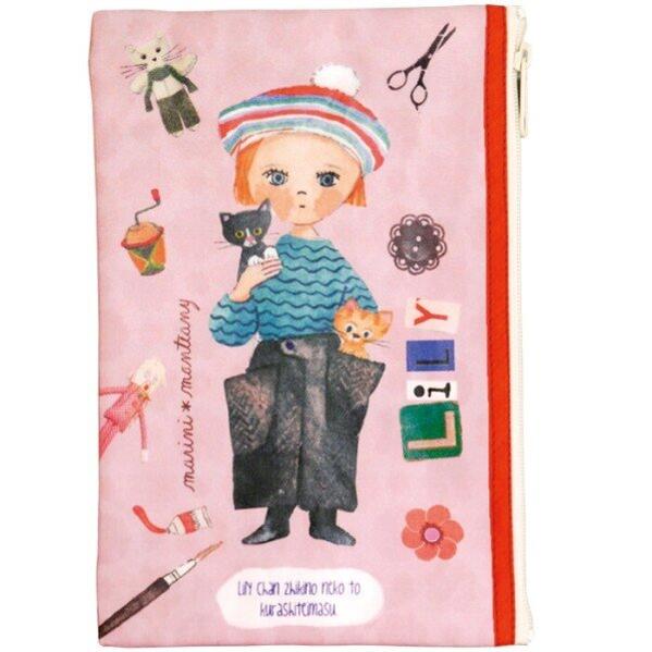 楽天市場 マリーニモンティーニ フィユフラットポーチ リリー 084 Mail 180 キャラクターズイン