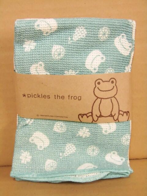 森のピクルス ディッシュクロスセット ブルー(FK-99018) pickles the flog カエル(mail 190)