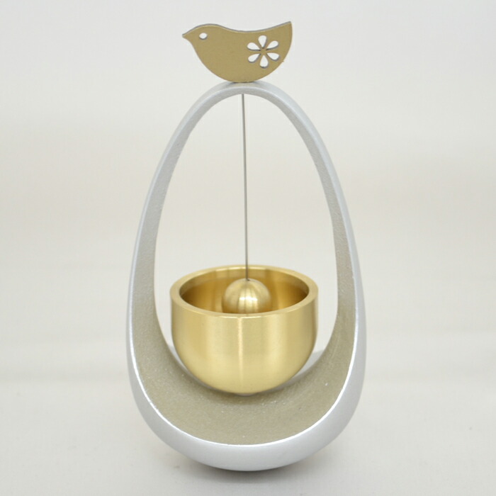 楽天市場 りん おりん 久乗おりん まわりん 鳥 モダン仏具 現代仏具 ペット仏具 高岡 仏壇 仏具 ミニ仏壇 家具調仏壇 和み仏壇 ｉｎａｂａ