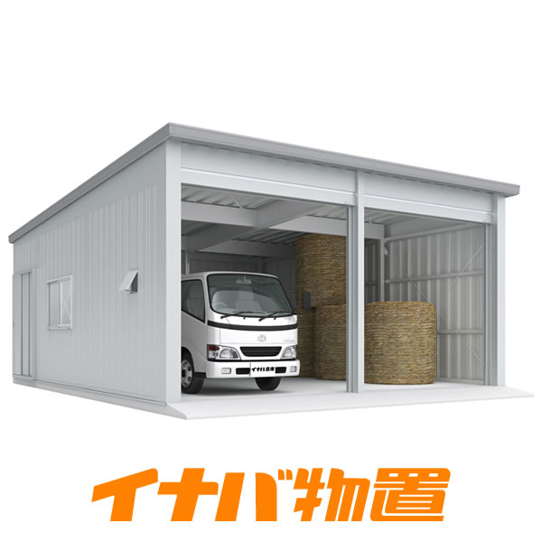 倉庫 イナバ倉庫SGN-376TUB-2 多雪型トールベタ基礎タイプ2棟タイプ【新潟・長野・富山限定販売】【お客様組立商品】|イナバ物置専門店上越スチール販売