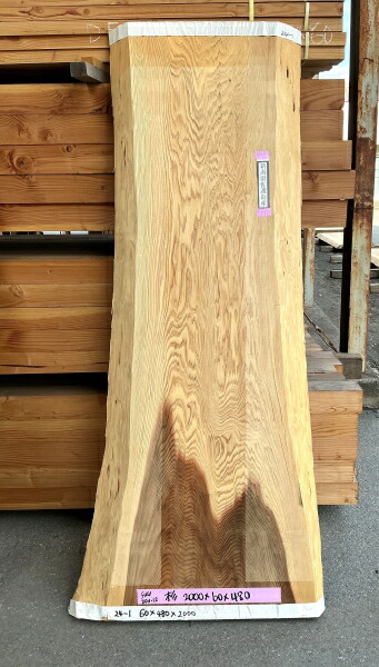 天杉 耳付き添い人 純一無雑天板2000×60×480粍 SUGI204-12すぎ/天板/速見表/カウンタ/調度品