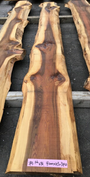 楽天市場】高級すぎ 耳付き 無垢天板 5000×65×750ミリ SUGI1101