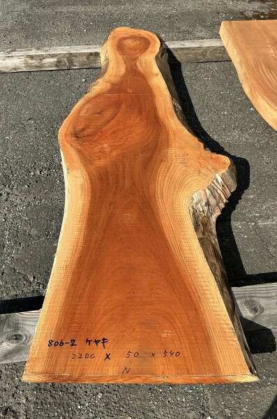 楽天市場】けやき 耳付き 無垢天板1800×45×330ミリ KE528-3欅/ケヤキ