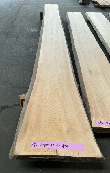 楽天市場】一枚板 桧 耳付板 長4200mmx厚45mmx幅390mm 20082203 Δ 一枚