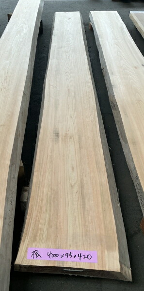 楽天市場】一枚板 桧 耳付板 長4200mmx厚45mmx幅390mm 20082203 Δ 一枚