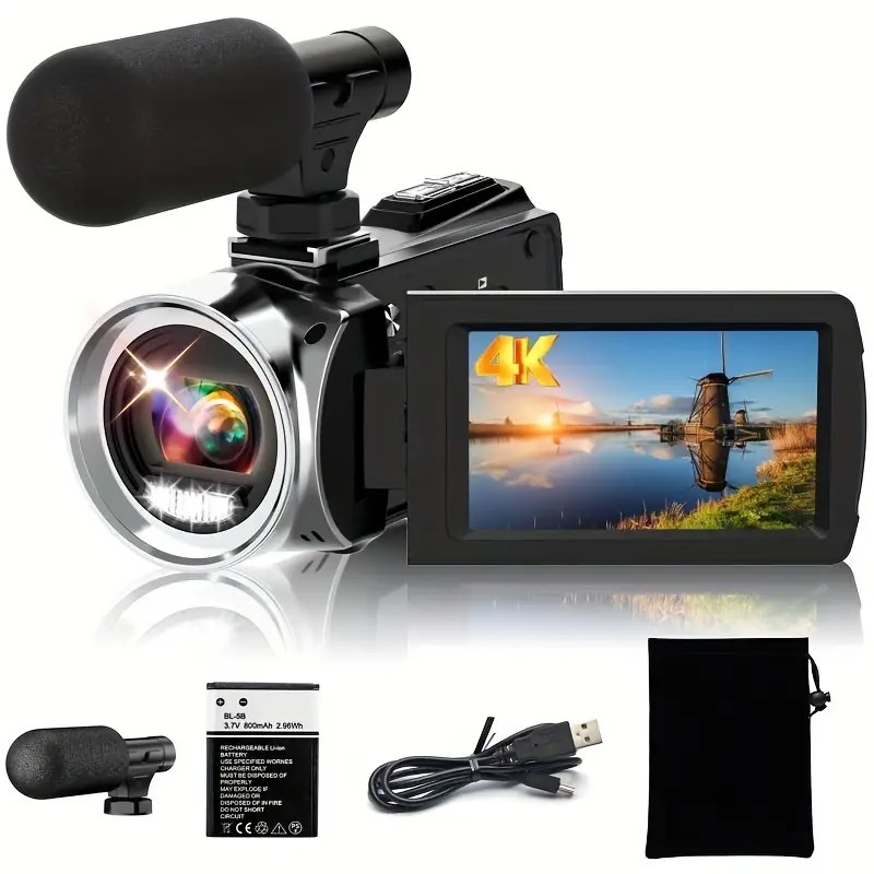 ビデオカメラ ayxkx. Amazon | ビデオカメラ 4K録画 8000万画素 YouTubeカメラ 3.0