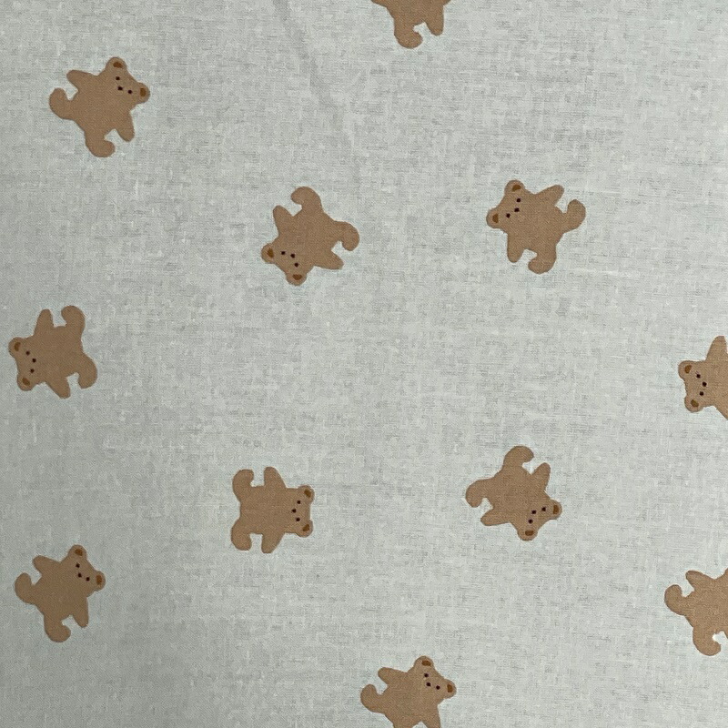 楽天市場】○ドット絵シリーズオックス生地/ ドット絵くまさん柄の生地