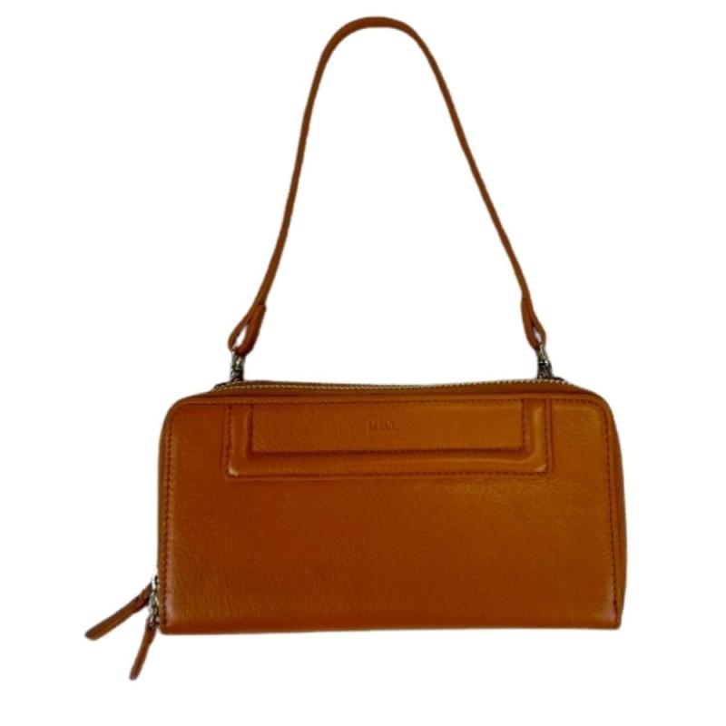 [フルタック] ショルダー salsa〈サルサ〉お財布クラッチバッグ キャメル