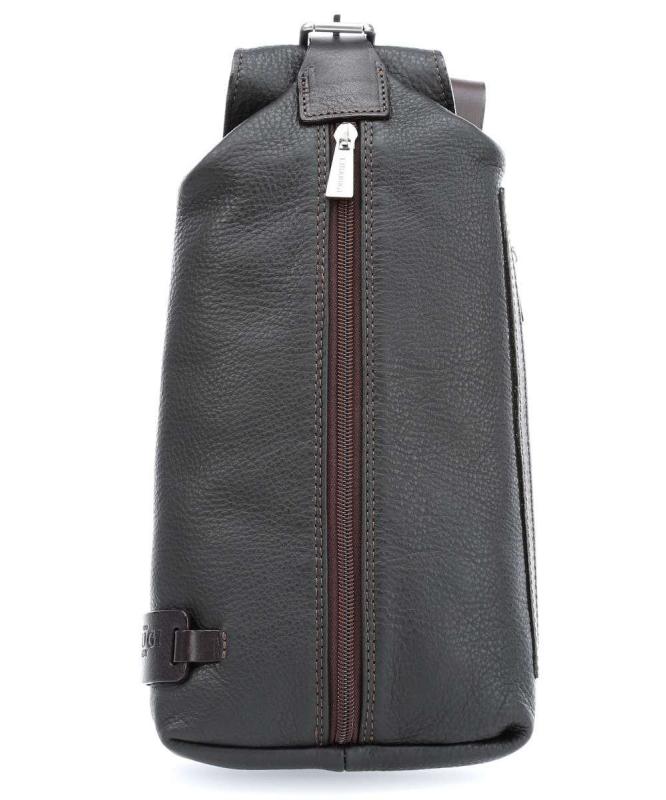 CHIARUGI キアルージ イタリア製 本革 レザー ボディバッグ ブラック|イナノカショップ