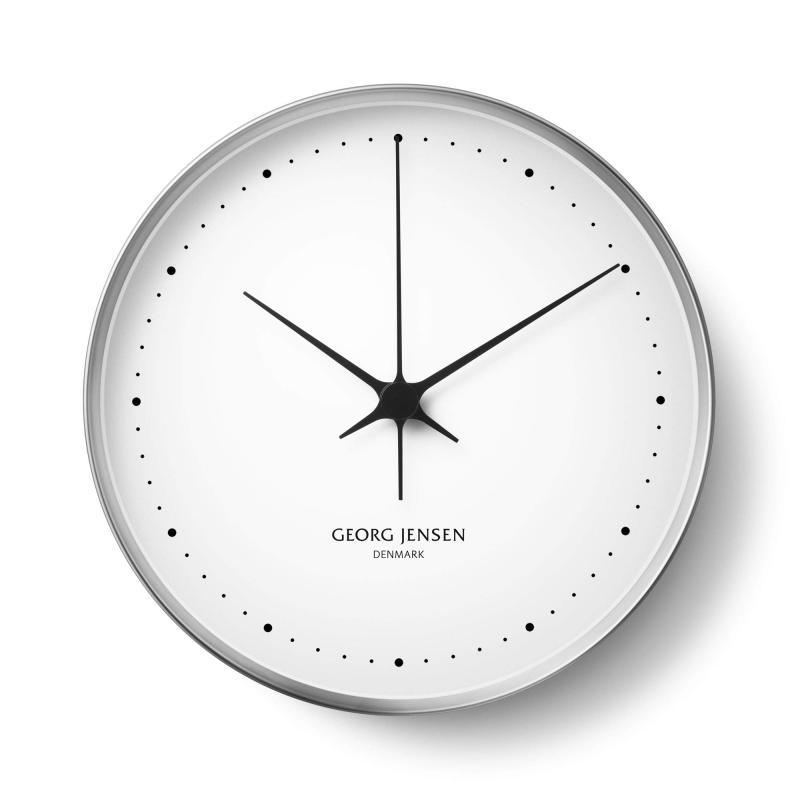 Georg Jensen 時計 ホワイトダイヤル HENNING KOPPEL 直径約10cm シルバー 3587584