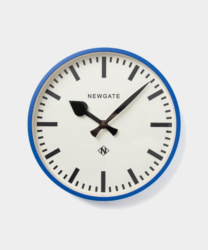 NEWGATE ニュー論理ゲート Number Three Railway 電話番号スリー 軌跡通い路 飾りつけ時辰儀 NUMTHR390BL COBALT BLUE 青緑色 差しわたし37珊 [並行輸入品]