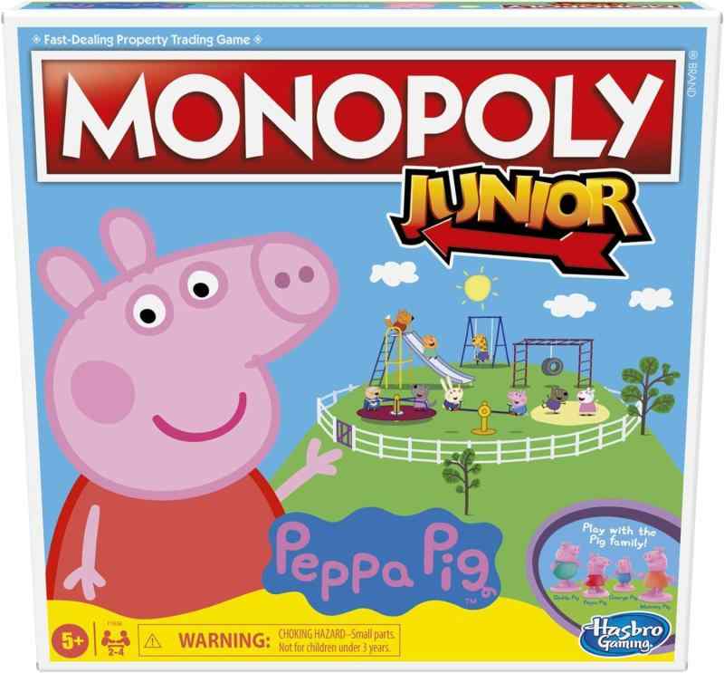 Monopoly Junior 独り占め お坊っちゃん ペッパ ピッグ ～版 ゲーム盤力くらべ 2～4 人用 ちびっ子用屋内力くらべ ペッパ ピッグの手あそびと力くらべ 客体年歯 5 歳以上 (Amazon ) [並行輸入品]