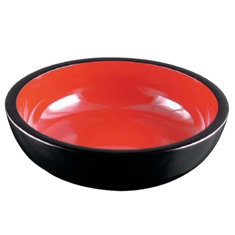 J-kitchens そば 器 こね鉢 黒内朱 尺2 φ35.5×8.4cm 日本製