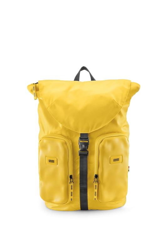 [クラッシュバゲージ] うしろ側容器に並べる 背嚢 22L 軽さ 旅する 黄色 cb321-04