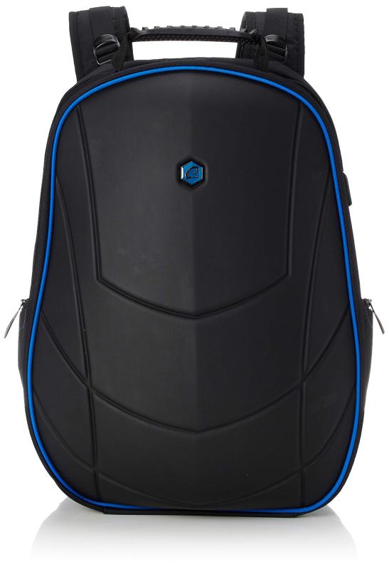 [ベストライフ] 17インチノートパソコン用 USBコネクター搭載 ゲーミングバックパック SMART ブルー