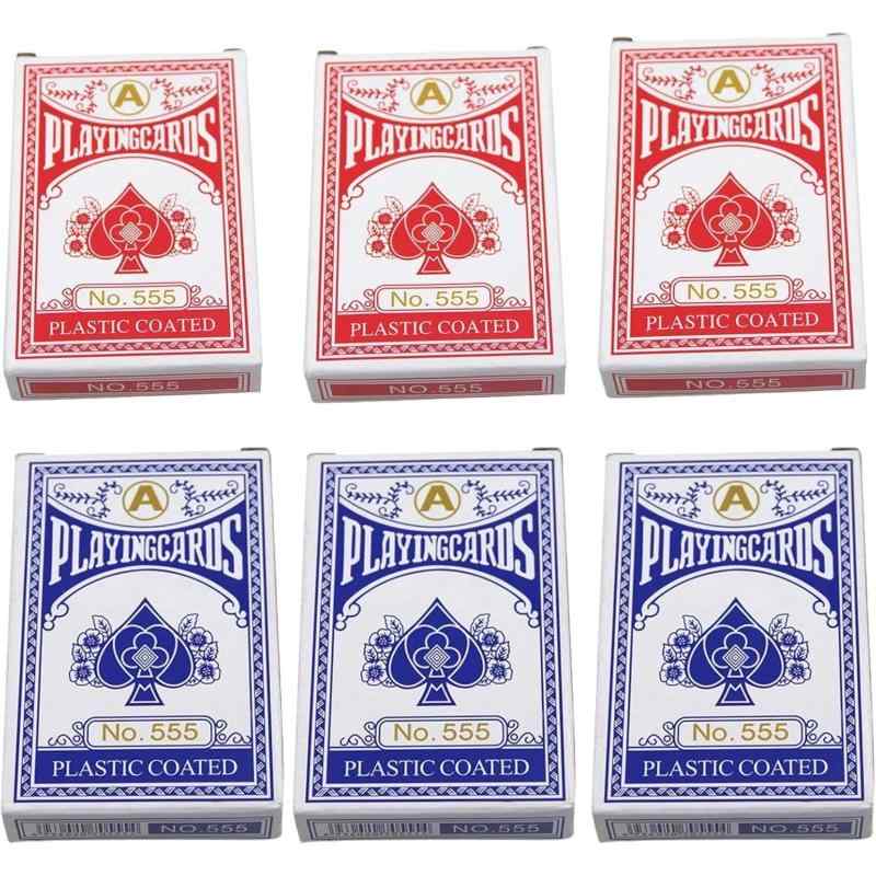 マジックセット・トランプ・ 楽天市場】6パックセット トランプ 紙 バカラ ポーカー ブラック