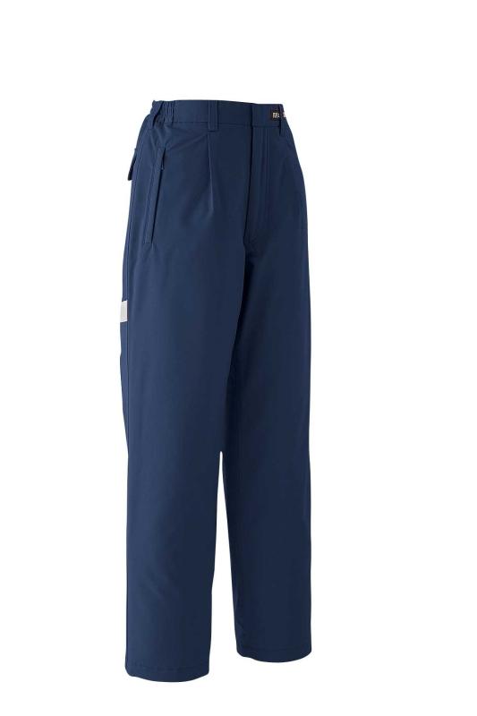ASAHICHO 防水極寒パンツ(ワンタック脇シャーリング) 秋冬用 58501 7 ネイビー LL|イナノカショップ