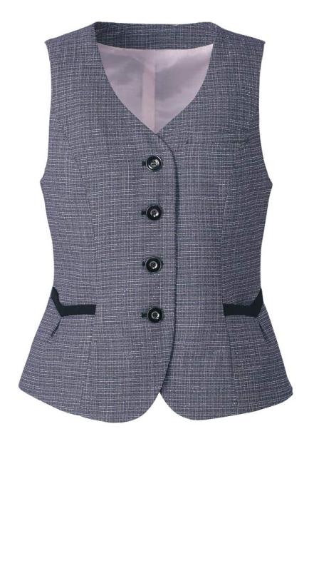 [カーシーエンジョイ] カーシーカシマ ENJOY EAV684 TWEEDY CHECK ベスト｜イナノカショップ