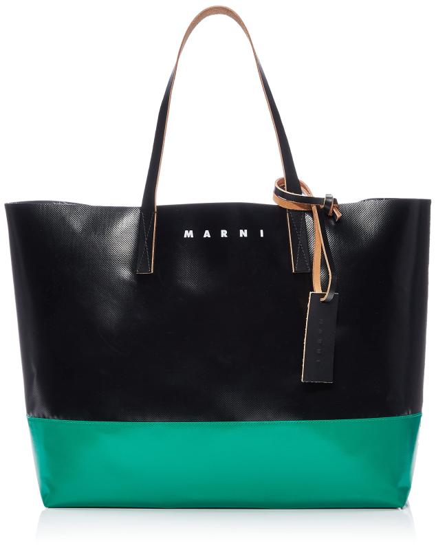 [MARNI] トートバッグ SHMQ0038A0-P3572 Tribeca メンズ Black-Green Free Size [並行輸入品]