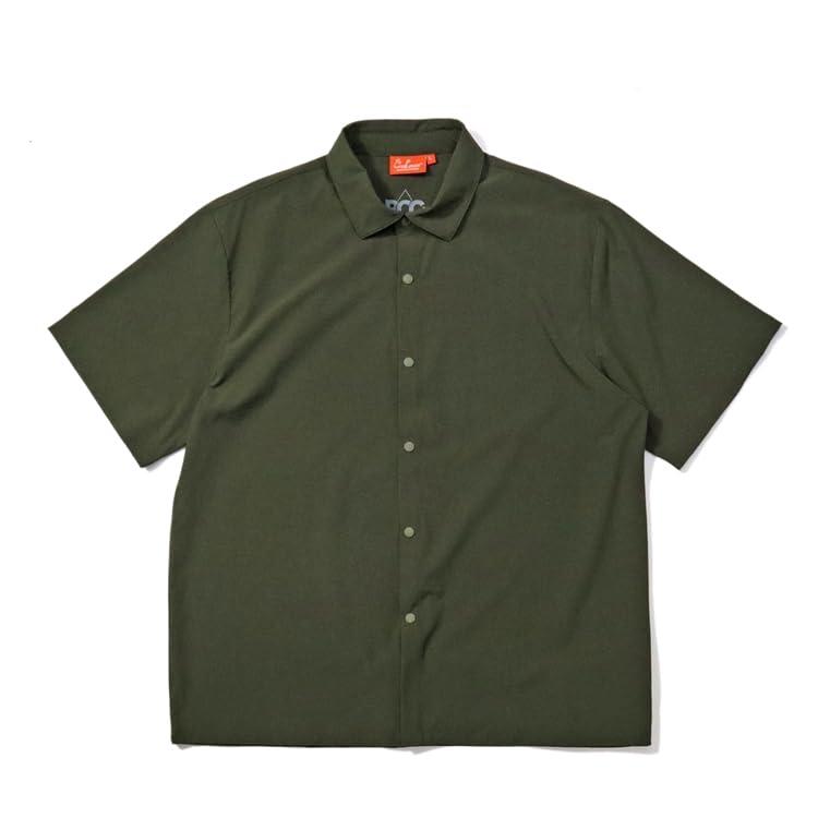 [COOKMAN] 定め事品 まかない方マン 細工物プルオーバー メンズ レディース 半袖 黒 夏 冷やりとした Work Shirts Short Sleeve Light Olive Black 黒いこと オリーブ 米国海軍 ベージュ