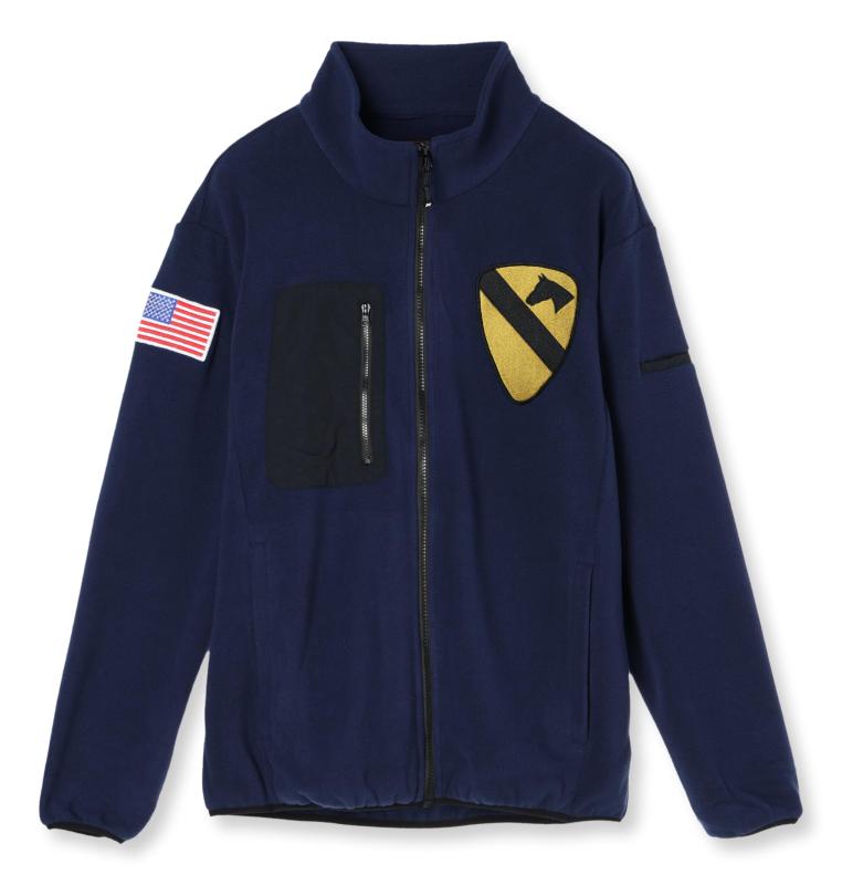 [エフスタイル] フリースジャケット 米軍紋章ワッペン付 フリース ネイビー [並行輸入品]｜イナノカショップ