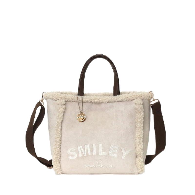 [クーコ] SMILEY エコファームートンスクエア2WAYトートバッグ 2553111711｜イナノカショップ