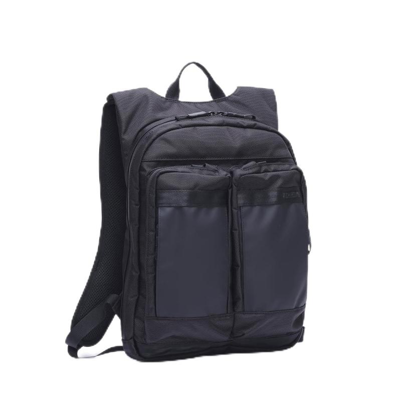 [クローム] うしろ側容器に並べる AXCEL DAYPACK SLIM/素粒子加速器 デイパック か細い (付け届け模範例) BK_BLACK 黒いこと 12L 雨合羽