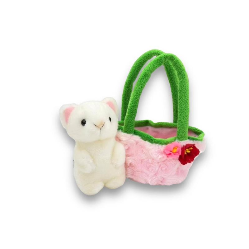 楽天市場】動物 （アニマル） ぬいぐるみ おこじょ 茶 小サイズ