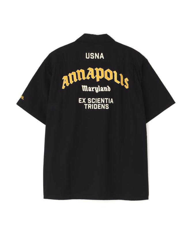 [Avirex] [アヴィレックス] ANNAPOLIS WORK SHIRT アナ警察当局 半袖 細工物プルオーバー メンズ 783-5123011