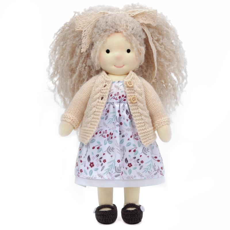 BlissfulPixie Waldorf Doll 手作り人形 女の子のプレゼント かわいい ぬいぐるみ 子供たちに最適な人形-FBA-CC4