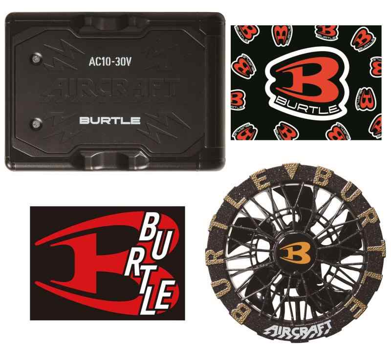 BURTLE バートル エアークラフト 2026年モデル バッテリー+ファンセット (バートルオリジナルダブルステッカー付き)｜イナノカショップ