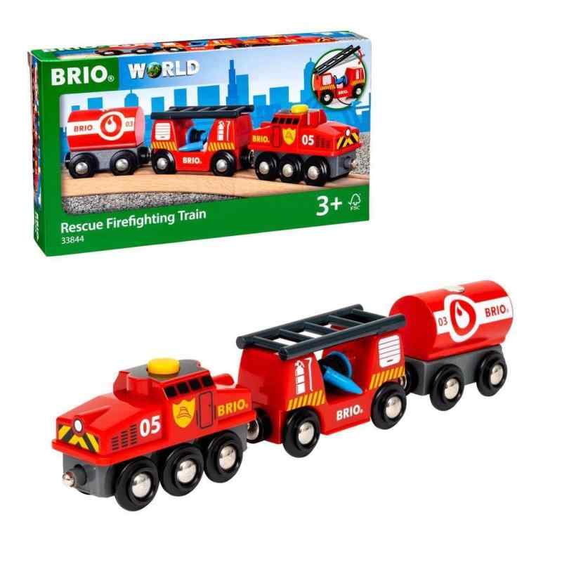 BRIO WORLD レスキューカーゴトレイン 33844
