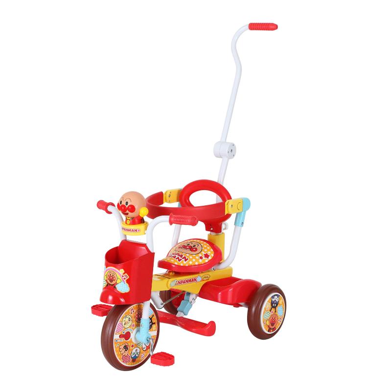 楽天市場】カジキリ付き三輪車 わくわくアンパンマンごうピース