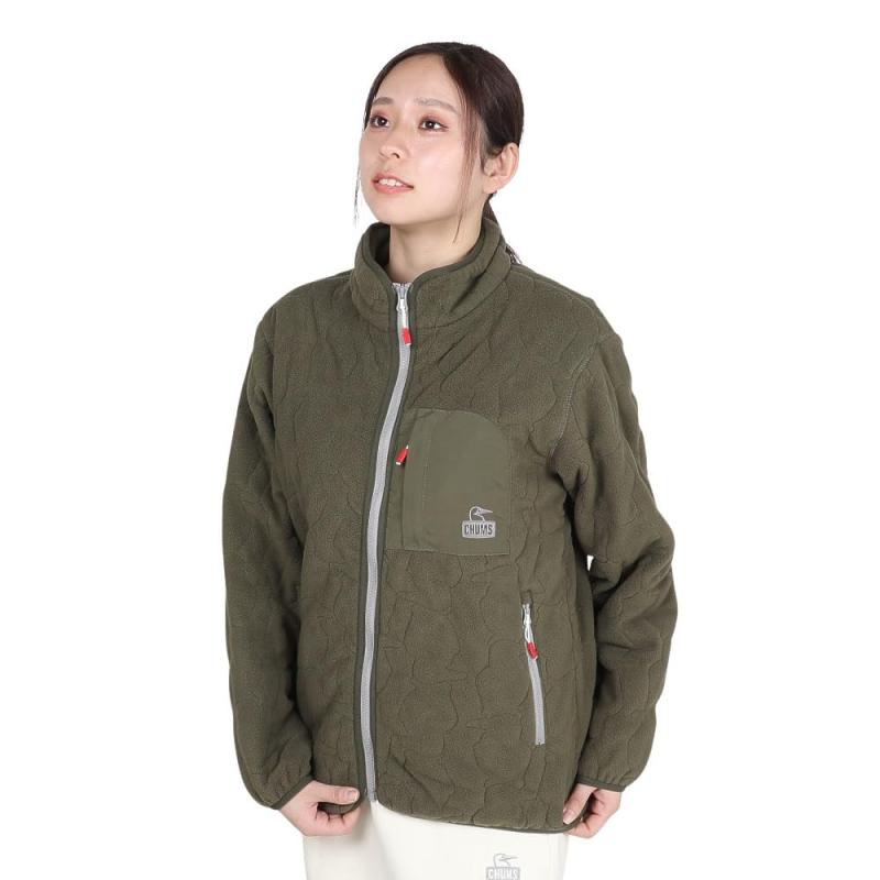 [チャムス] フリースジャケット Booby Stitch Fleece Jacket レディース