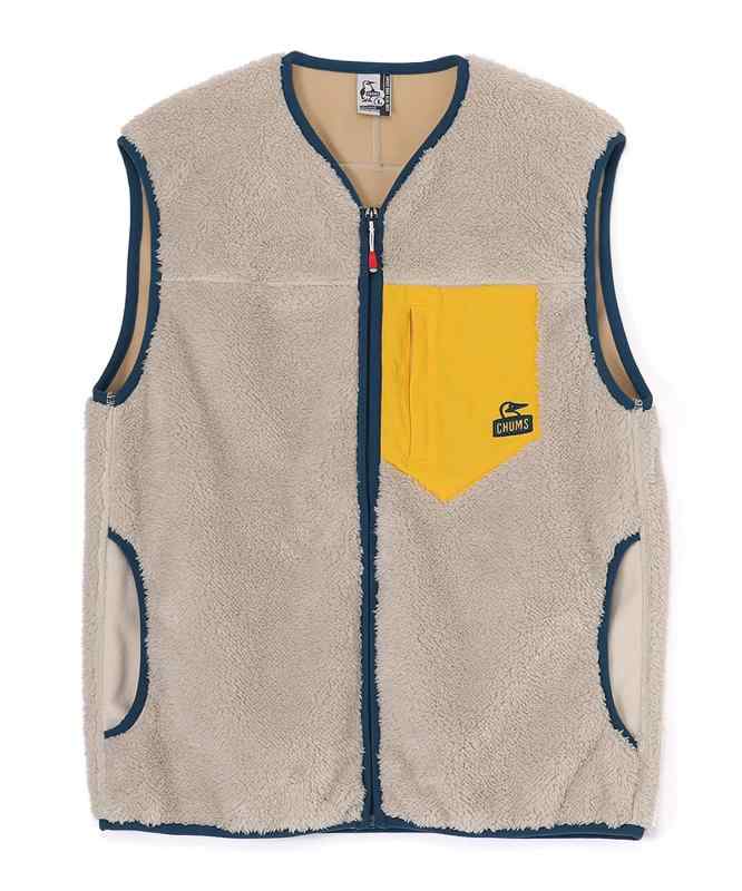 CHUMS(チャムス) フリースジャケットBonding Fleece No Collar Vestレディース