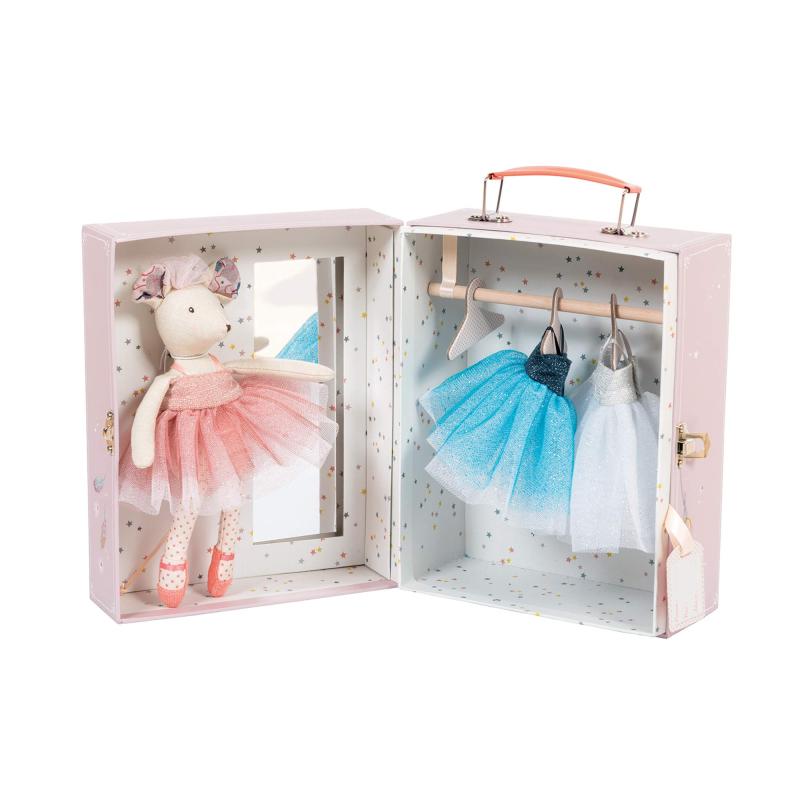 Moulin Roty バレリーナマウス Valise (トランクセット)