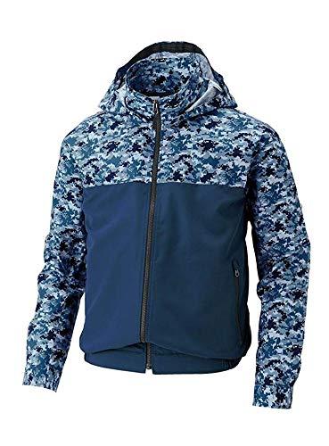 [Cooling Wear] SUN-S(サンエス) 冷房装置風神服 ボンネット取りはらい長袖上衣【KU92310】綿100％ チタン産業 服のみ／目あたらしいステッカー付