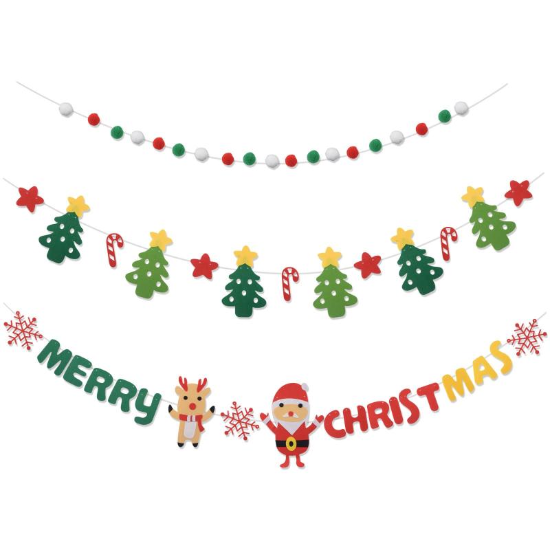 楽天市場】クリスマスバナー Merry Christmas W162.5cm×H83cm : 販促