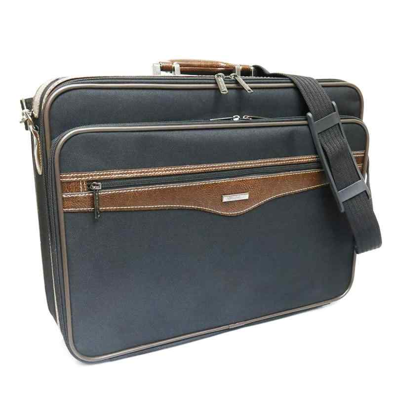 [サンイーグル] ビジネスバッグ ソフトアタッシュケース W45cm 2ルームタイプ[7469] M