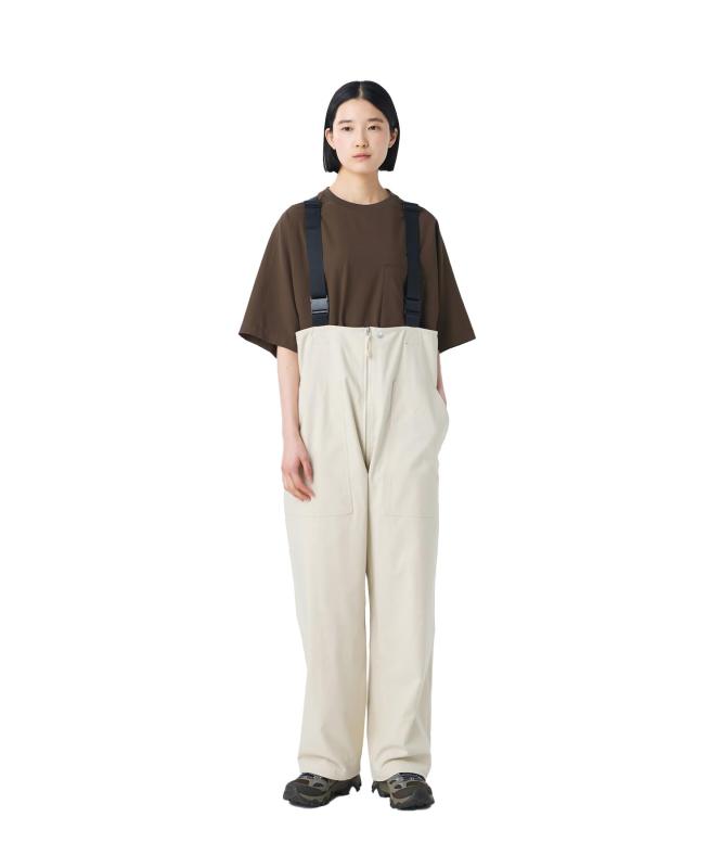 スノーピーク(snow peak)TAKIBI Herringbone Overall AO-26SU001 厚地の外套櫂 繋ぎ 上っ張り オールインワン 飛び降りる背広 押しかぶせる櫂 難燃 メンズ レディース