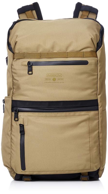 [アッソブ] 防水 リュック バックパック 通学 PC収納 WATER PROOF CORDURA 305D ROUND ZIP BACK PACK｜イナノカショップ