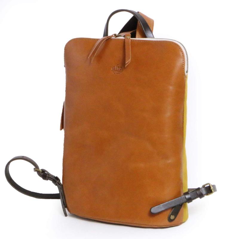 [アルト] alto. リュック メンズ レディース 本革×帆布 A4サイズ対応 薄マチ 日本製 【AMSB-1144】