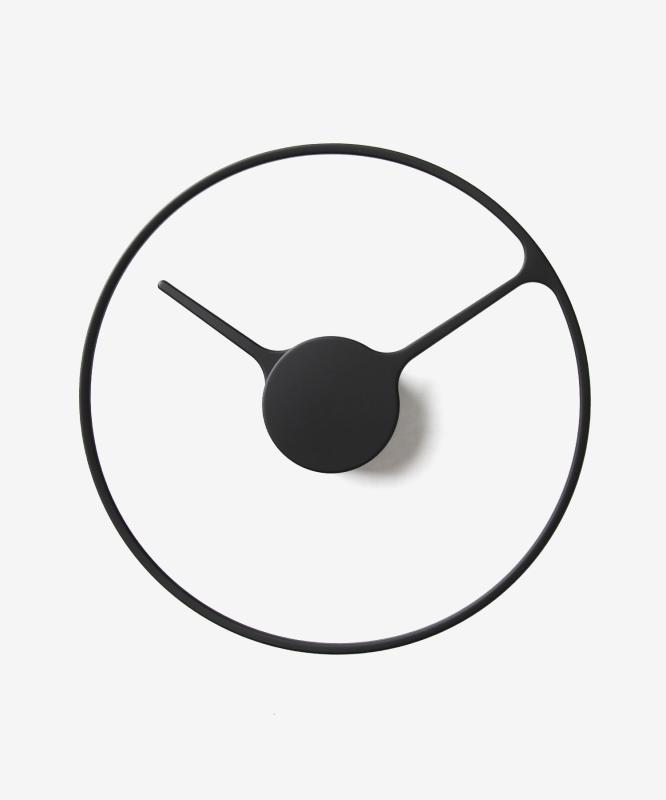 Stelton ステルトン TIME CLOCK ひと休み ウォール時辰儀 ラージ 黒いこと 差しわたし30珊 掛時計 [並行輸入品]