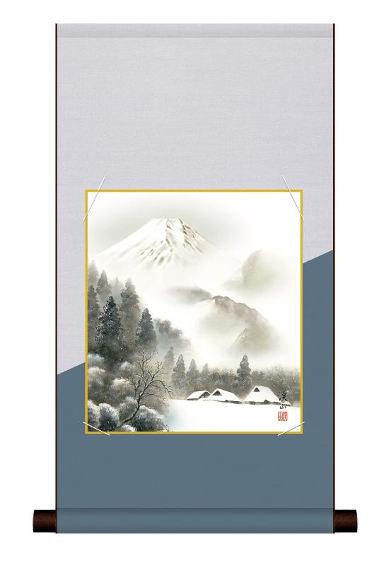 色紙掛・色紙セット 山水画