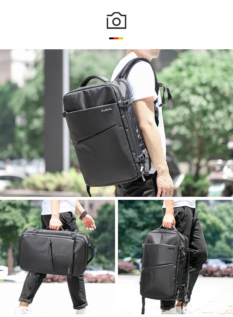 【楽天市場】Inateck 40L 大容量 ビジネス リュック トラベル リュックサック バックパック 軽量 撥水 加工 防水 3way